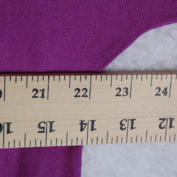 Polo Ralph Lauren Wool Sweater Womens Large Pink Merino Long Sleeve Minimalist - Picture 4 of 7